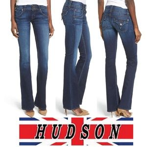 Hudson signature button-flap jeans, size 26